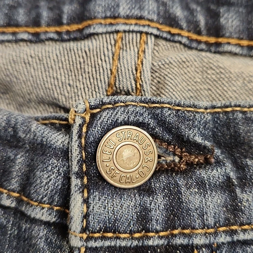 Levi's‎ jeans 505 regular fit straight men's 36x32 blue denim red tab